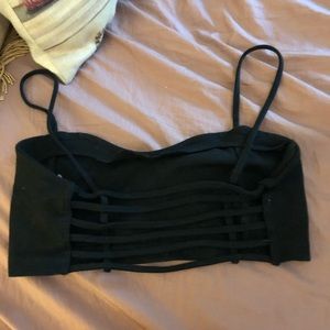 Black caged back brandy Melville Bralette